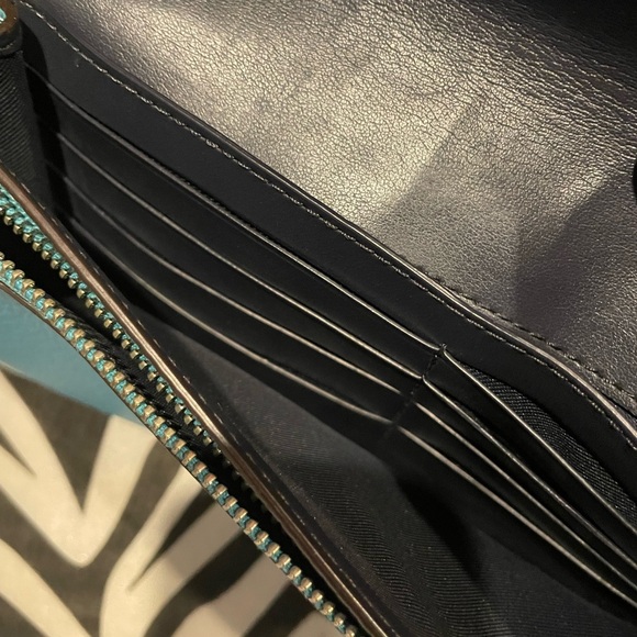 Coach Teal Leather Crossbody Bag - Picture 3 of 6